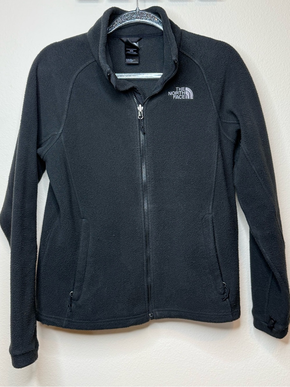 The North Face Women's Black Full-Zip Fleece Jacket medium